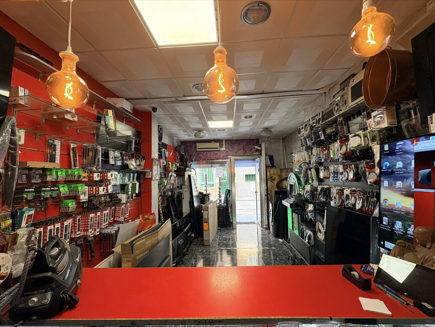 Interior de la tienda